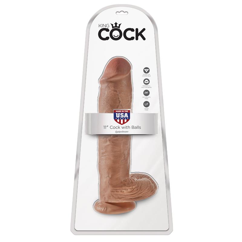 King Cock Realistic Cock with Balls and Suction Cup Base Realistic Dildos