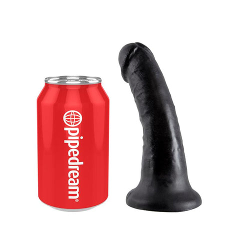 King Cock 6 Inch Realistic Dildo with Suction Cup - Realistic Dildos