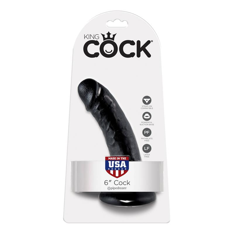 King Cock 6 Inch Realistic Dildo with Suction Cup Realistic Dildos