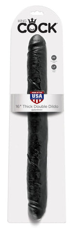 King Cock 16 Inch Thick Double Ender Realistic Dildo - Double Ender