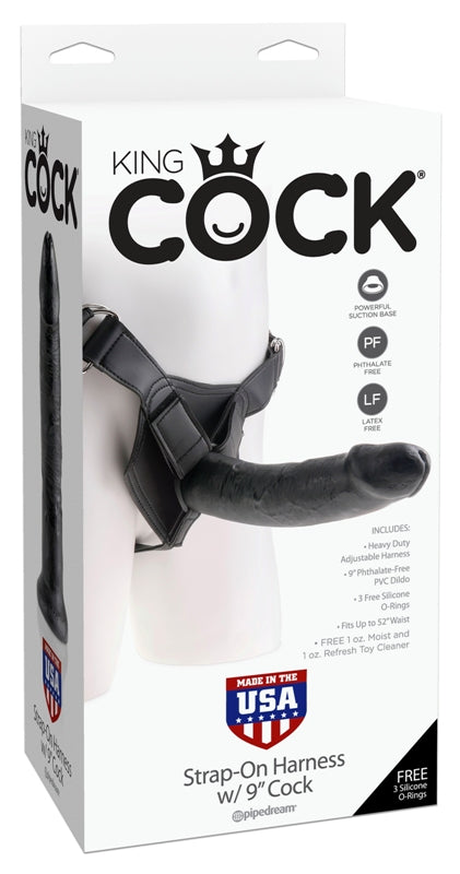 King Cock Strap-On Harness with 9 inch Cock - Strap On Sextoys