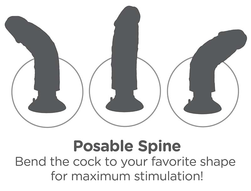 King Cock Vibrating Cock with Balls Black - Vibrating Dildos