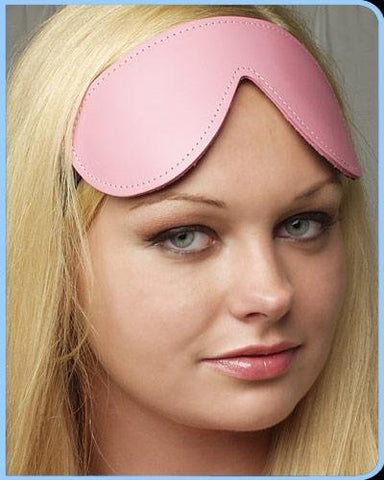 KinkLab Bound Leather Blindfold - Masks And Blindfolds