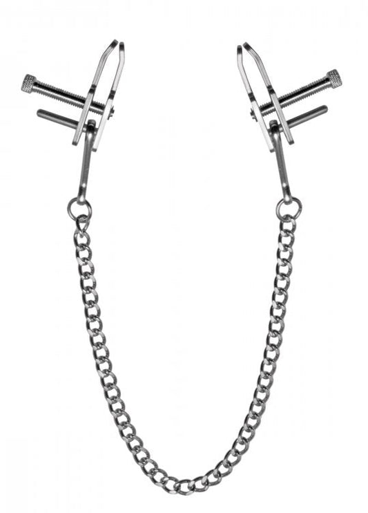 Kneel Nose To Genitals Kneeling Clamps - Breast and Nipple Toys