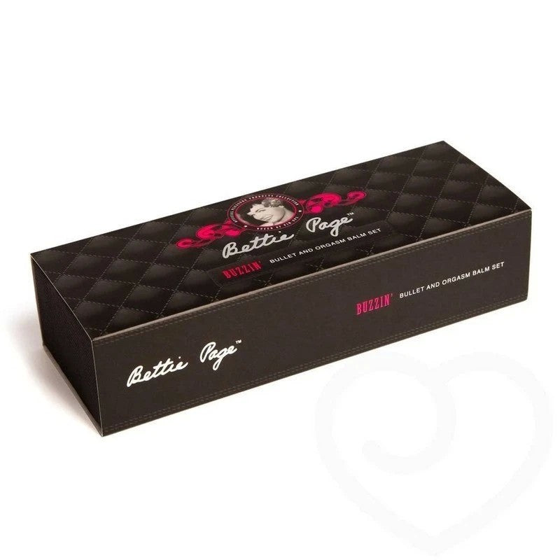 Bettie Page Buzzin Bullet and Balm Set Bullet Vibrators