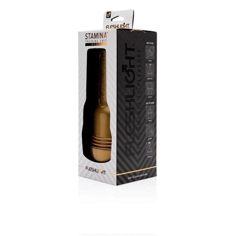 Fleshlight Stamina Training Unit Masturbator and Lubricant Value Pack Fleshlight Male Masturbators