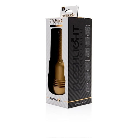 Fleshlight Stamina Training Unit Masturbator and Lubricant Value Pack - Fleshlight Male Masturbators