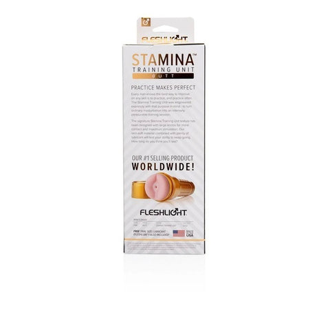 Fleshlight Stamina Training Unit Masturbator and Lubricant Value Pack - Fleshlight Male Masturbators