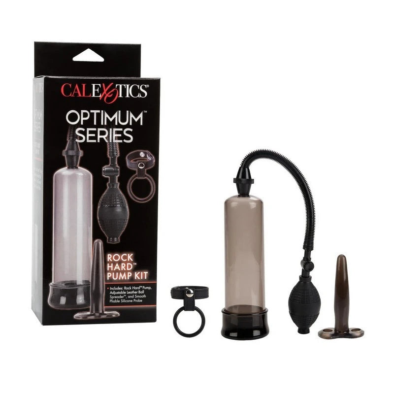 CalExotics Optimum Series Rock Hard Penis Pump Kit Pumps, Extenders and Sleeves