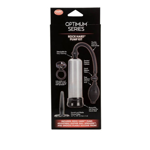 CalExotics Optimum Series Rock Hard Penis Pump Kit - Pumps, Extenders and Sleeves