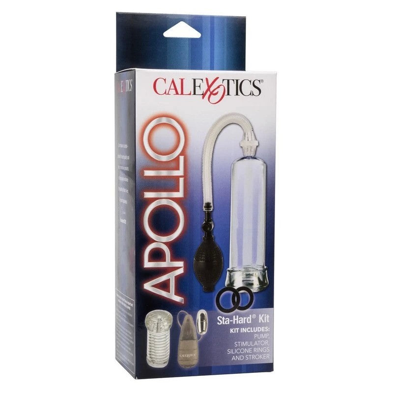 CalExotics Apollo Sta-Hard Mens Penis Pump Kit Sex Kits