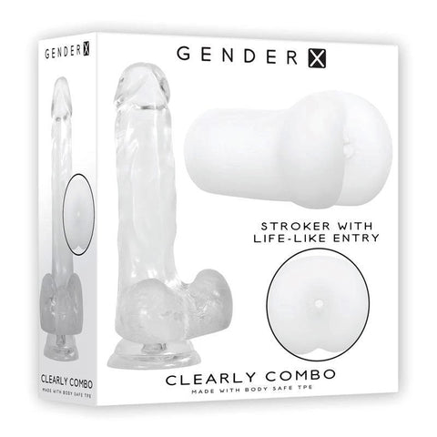 Gender X CLEARLY COMBO - Crystal-Clear Pleasure for Elevated Intimacy - Sex Kits