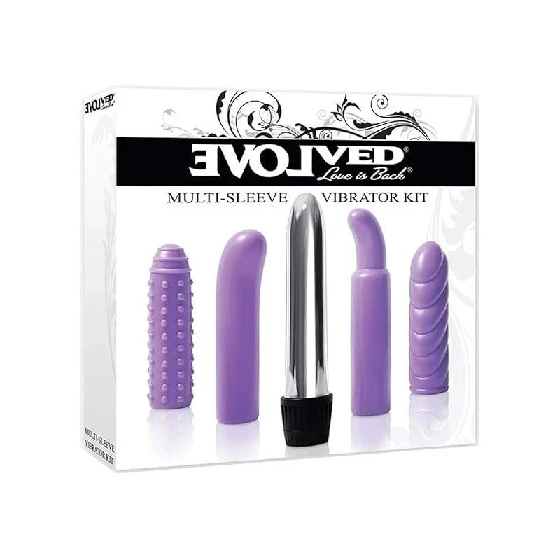 Evolved Multi-Sleeve Vibrator - 5 Ecstatic Experiences Sex Kits
