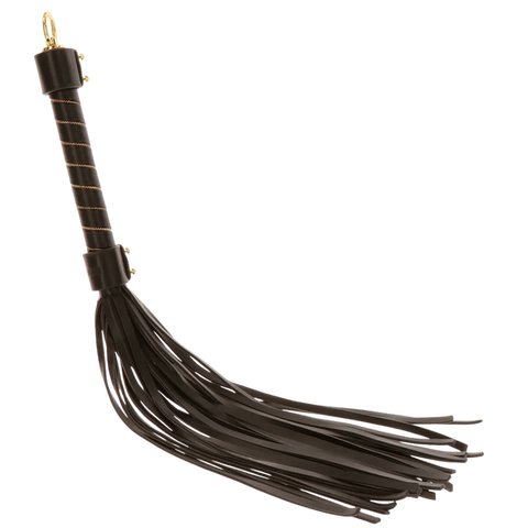 Scala Taboom Vegan PU Leather Studded Whip - Whips And Crops