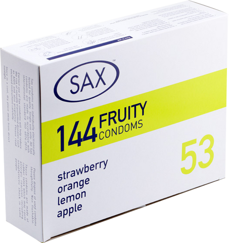 Sax Fruity Condoms 144 Pack - Condoms