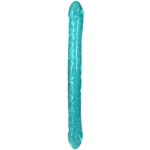 Doc Johnson's 18 Inch Crystal Jellies Flexible Double Dong - Realistic Dildos