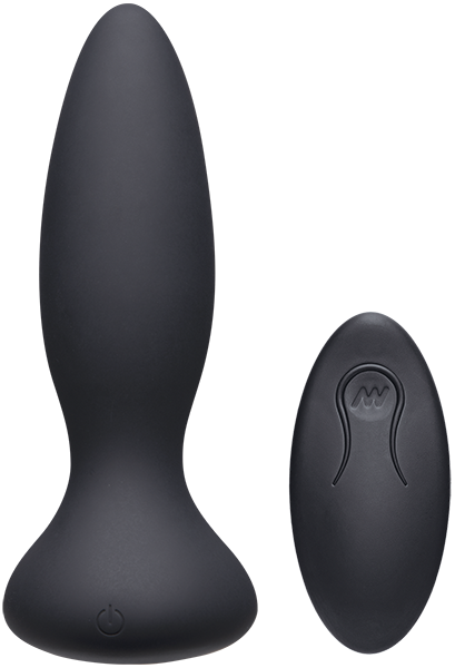 A-Play Thrust Adventurous Rechargeable Remote Control Silicone Anal Plug Black Butt Plugs