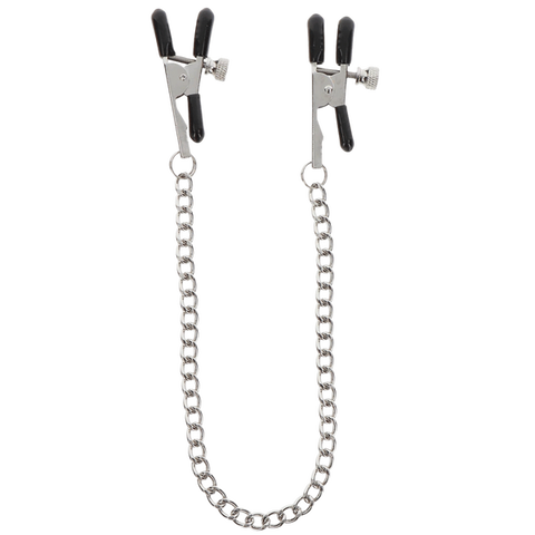 Scala Adjustable Nipple Clamps With Chain - Nipple and Clit Clamps