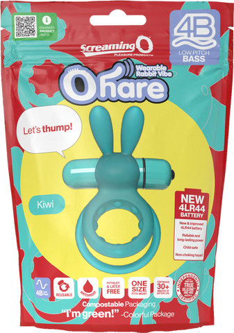 Screaming O Ohare 4B Low Pitch Bass Mens Vibrating Cock Ring - Vibrating Cock Rings