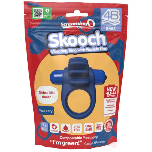 Screaming O Skooch 4B Low Pitch Bass Flexible Mens Cock Ring - Vibrating Cock Rings