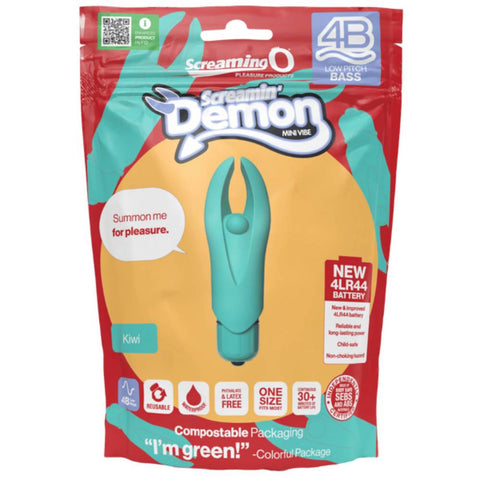 Screaming O Demon 4B Low Pitch Bass Clitoral Vibrator - Clit Ticklers and Pulsators