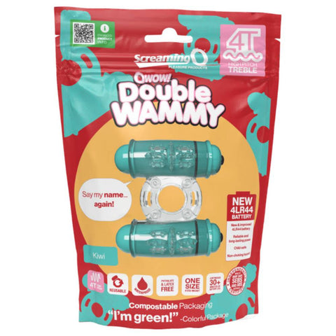 Screaming O Double Wammy 4T High Pitch Treble Multi Function Cock Ring - Vibrating Cock Rings