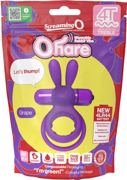 Screaming O Ohare 4T High Pitch Treble Mens Vibrating Penis Ring - Vibrating Cock Rings