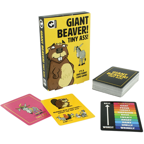 Creative Conceptions Giant Beaver Tiny Ass Card Game - Sex Games, Coupons and Tricks