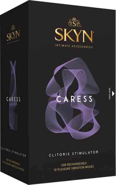 Skyn Caress 10 Function Rechargeable Clitoral Stimulator Clit Ticklers and Pulsators