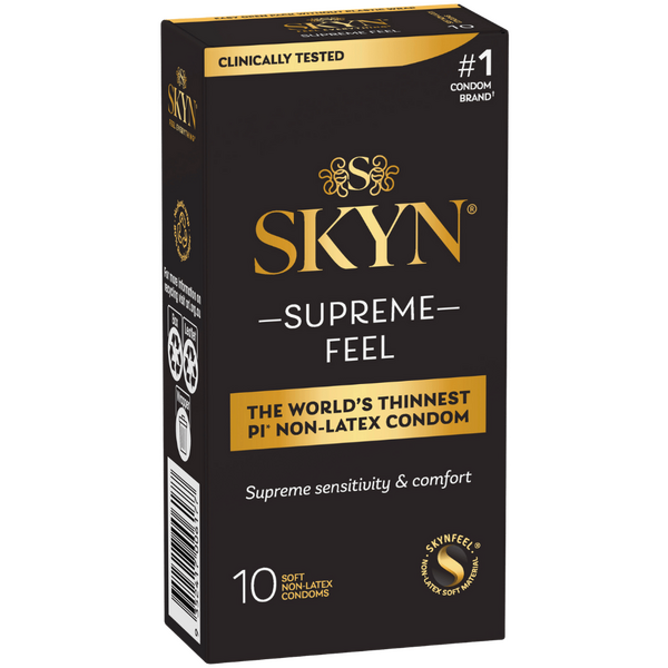 Ansell Supreme Feel 10's Soft and Non Latex Condoms Default Title Condoms