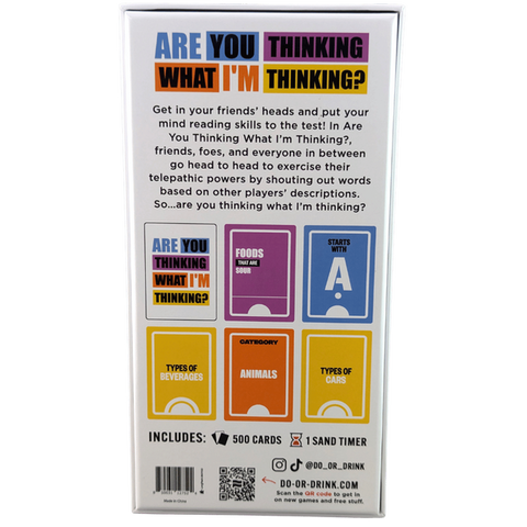 Creative Conceptions Are You Thinking What I'm Thinking? Game - Sex Games, Coupons and Tricks