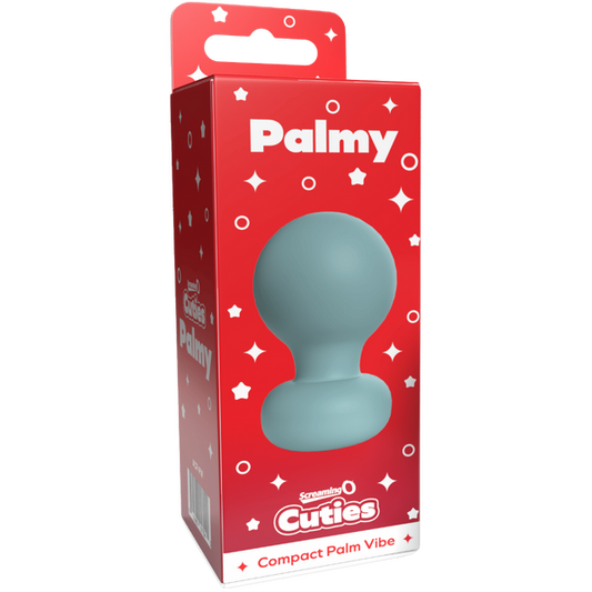 Screaming O Cuties Palmy Rechargeable Mini Palm Vibe Blue Mini & Slim Vibrators