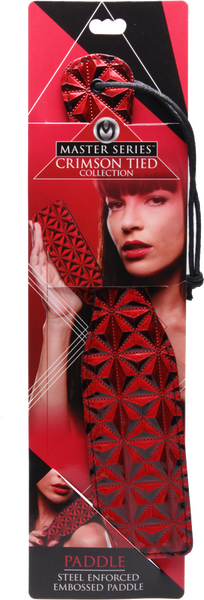 Master Series Crimson Tied Steel Enforced Bondage Spanking Paddle Paddles And Slappers