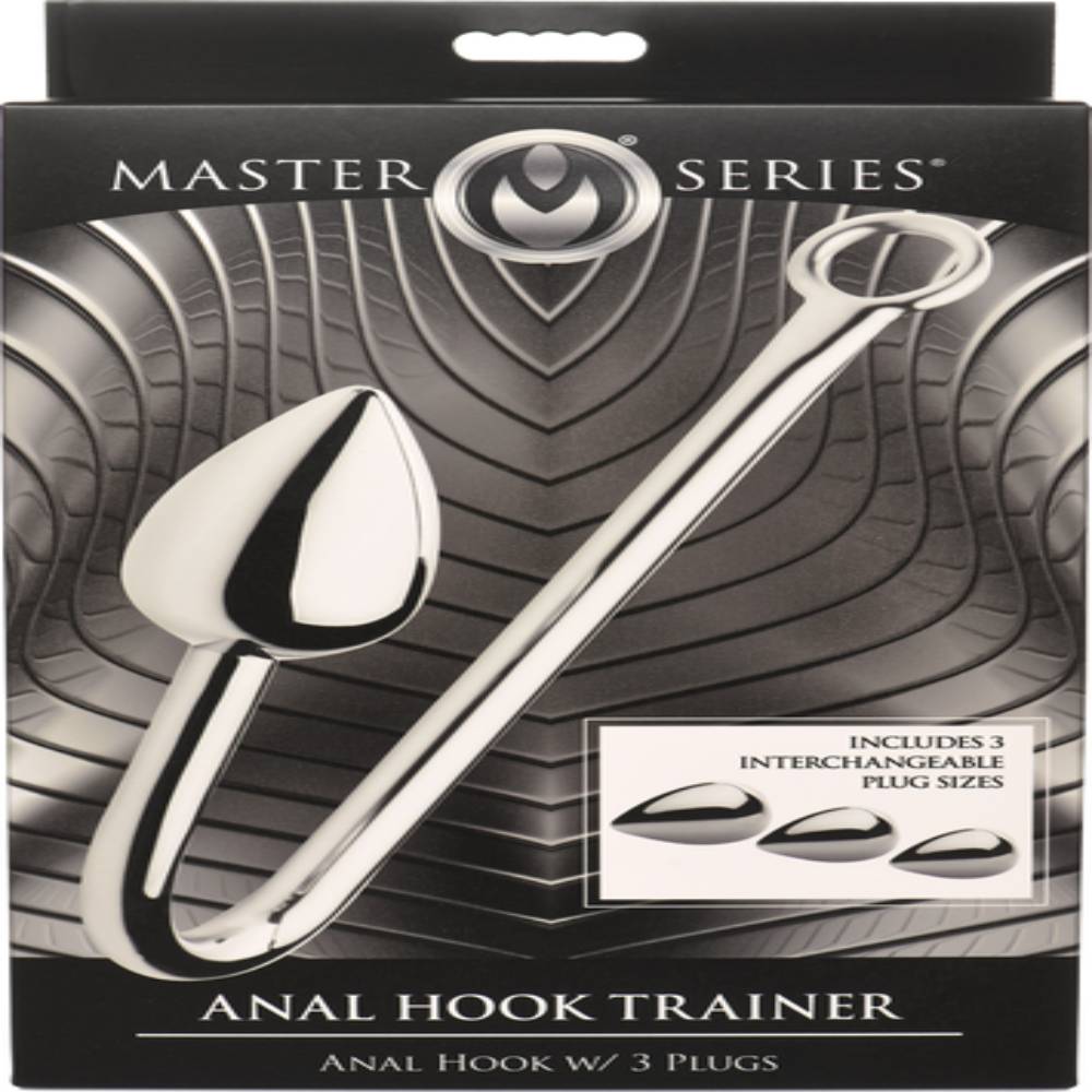 Master Series Anal Hook Trainer Anal Hook With 3 Plugs Butt Plugs