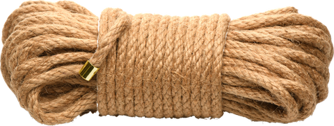 Master Series Tied Up Ultra Premium Braided Jute Bondage Rope 50 Feet - Cuffs And Restraints