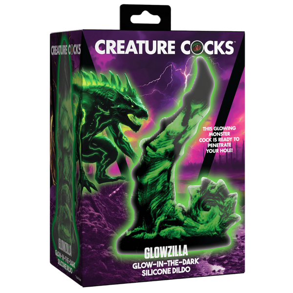 Creature Cocks Glowzilla Glow In the Dark Fantasy Silicone Dildo Realistic Dildos