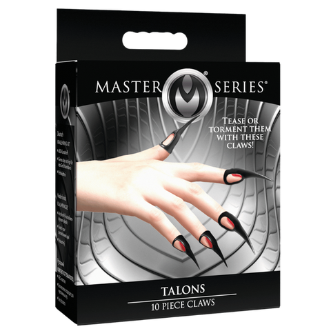 Master Series Talons BDSM Play Claws 10 Piece - Electro Sex