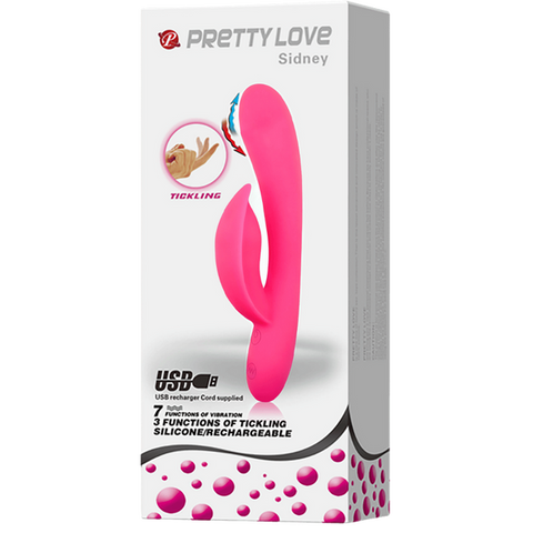Pretty Love Sidney Silicone Rechargeable Rabbit Vibrator - Rabbit Vibrators