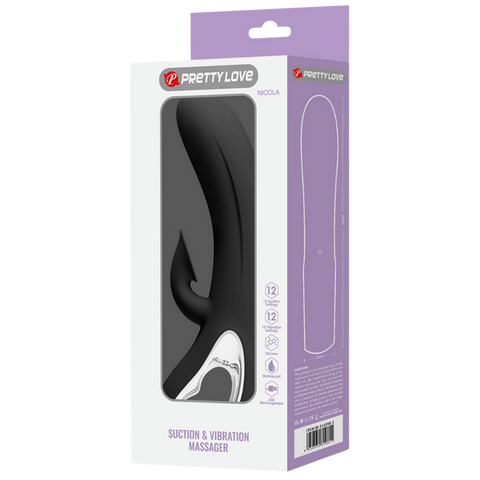 Pretty Love Nicola Rechargeable Silicone Rabbit Vibe - Rabbit Vibrators
