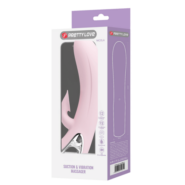 Pretty Love Nicola Rechargeable Silicone Rabbit Vibe - Rabbit Vibrators