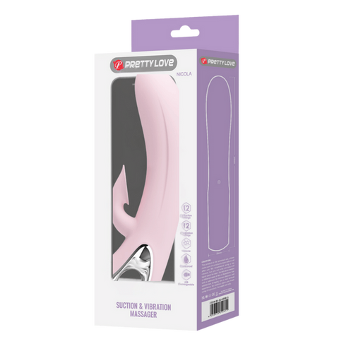 Pretty Love Nicola Rechargeable Silicone Rabbit Vibe - Rabbit Vibrators