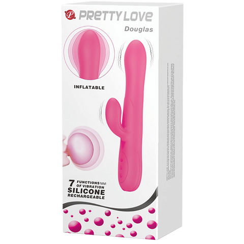 Pretty Love Dennis Rechargeable Inflatable Rabbit Vibe - Rabbit Vibrators