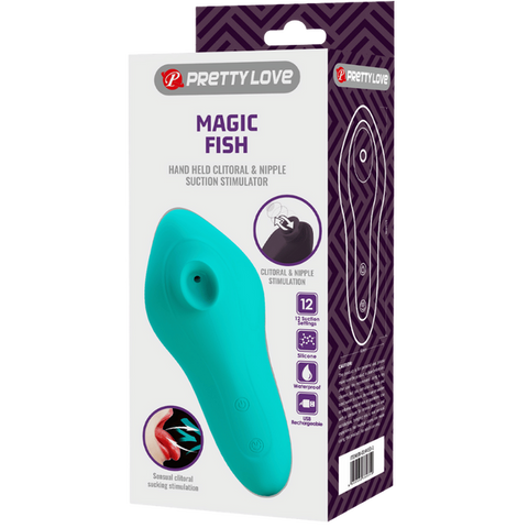 Pretty Love Magic Fish Rechargeable Clitoral Stimulator - Clit Ticklers and Pulsators