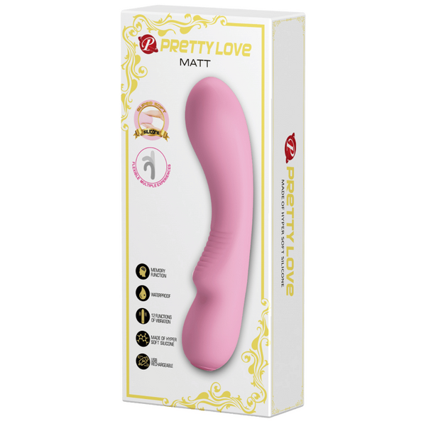 Pretty Love Matt 12 Functions Rechargeable G Spot Vibrator - G-Spot Vibrators