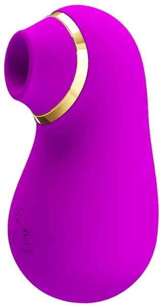 Pretty Love Rechargeable Emily Clitoris Suction Stimulator Purple Clit Ticklers and Pulsators