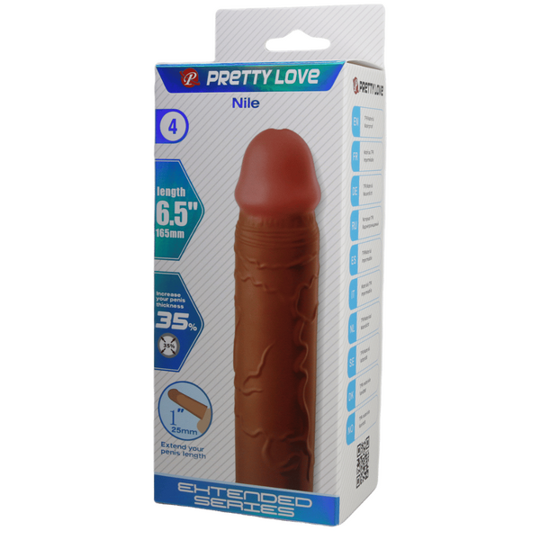 Pretty Love Nile 6.5 Inch Erection Enhancer Penis Sleeve Penis Sleeves and Extenders