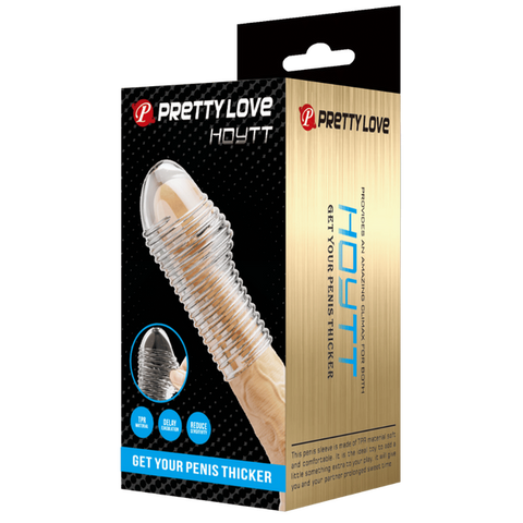 Baile Hoytt Realistic Penis Extender Sleeve - Penis Sleeves and Extenders