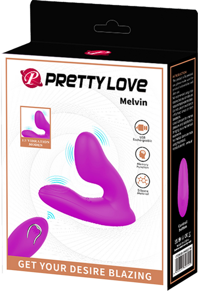 Pretty Love Melvin Rechargeable G Spot Massager Purple G-Spot Vibrators