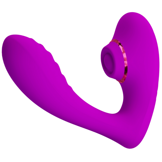 Pretty Love Nauty Rechargeable Clitoral Stimulator Purple - Clit Ticklers and Pulsators