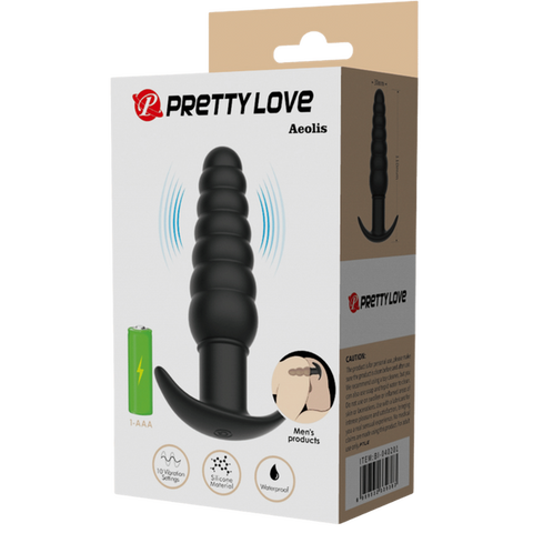 Baile Aeolis Vibrating Silicone Anal Plug - Butt Plugs